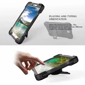 Étui robuste antichoc avec béquille et dragonne <span class=keywords><strong>pour</strong></span> <span class=keywords><strong>tablette</strong></span> <span class=keywords><strong>Samsung</strong></span> <span class=keywords><strong>Galaxy</strong></span> <span class=keywords><strong>Tab</strong></span> <span class=keywords><strong>S2</strong></span> 8 pouces 2015 T710/T715/T713 - Product Image 4