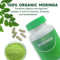 Complément alimentaire OEM pour la santé immunitaire et intestinale Energy Plus, capsules de poudre de feuilles de moringa