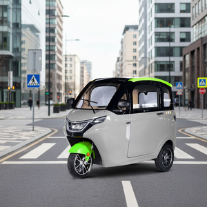 Chinese 200cc elektrische driewieler; 60V EEC-gecertificeerd, gesloten cabine, <span class=keywords><strong>3</strong></span>-persoons - Product Image 1