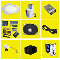 Kit complet d'accessoires pour machine à griffes : Plateau tournant, carte mère, alimentation, moteur, pour assemblage DIY de machine à attraper les prix à monnayeur