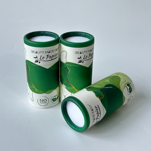 บรรจุภัณฑ์กันแดดแบบย่อยสลายได้บรรจุน้ำมันได้ภาชนะบรรจุออร์แกนิกแบบดันทรงโลชั่นบำรุงผิวแบบคราฟท์ - Product Image 5