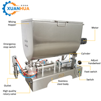 Machine de remplissage semi-automatique pour ampoules en verre, pâte, confiture, sauce, boissons, Xuanhua Factory, vente chaude, GZ-DG-500M, provenance Chine