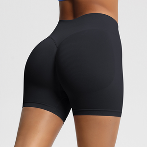 Leggings de yoga pour femmes Shorts élastiques sans couture à séchage rapide pour femmes Shorts décontractés avec taille haute pour le sport - Product Image 4
