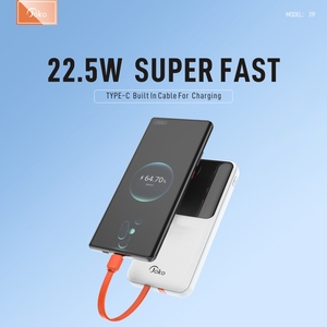 Joko 20000mAh 22.5W sạc nhanh ngân hàng điện được xây dựng trong cáp Li-polymer pin kép <span class=keywords><strong>USB</strong></span> type-C đầu ra LED hiển thị cho sử dụng ngoài trời - Product Image 5
