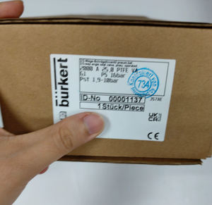 Original Burkert Pneumatic Angle Seat Valve 00001137 DN25 Threaded SS316 <b>PTFE</b> Seal for Water Steam Chemical - Product Image 2