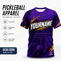Camisetas de Pickleball Personalizadas OEM, Ropa Deportiva Transpirable de Secado Rápido, Proveedor con MOQ Bajo