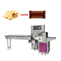 Machine d'emballage horizontale multifonctionnelle pour barres chocolatées, biscuits, etc. - Emballage automatique de qualité industrielle