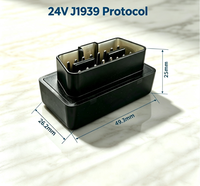 Escáner de Diagnóstico OBD2 para Camiones, Compatible con el Protocolo J1939, Lector de Códigos OBD II ELM327 con Función de Reposo
