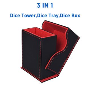 FX 3 in 1 Dice Holder Case Dice Tray & Dice Tower Storage Box, (Dice Rolling Tray, Dice Rolling Tower, Dice Storage Drawers) - Product Image 4