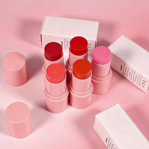 Bâton de blush crème 5 couleurs, longue tenue, imperméable, non gras, blush pour le visage hautement pigmenté, teinte pour <span class=keywords><strong>les</strong></span> <span class=keywords><strong>joues</strong></span> pour le maquillage quotidien - Product Image 6