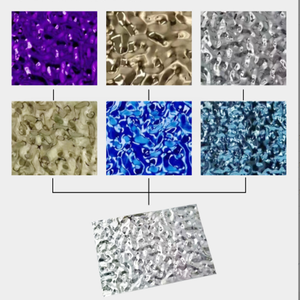 Colorido techo ondas de agua hoja de acero inoxidable decorativa 304 Panel de pared de Metal para Hotel KTV - Product Image 6