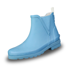 Scarpe da pioggia corte personalizzate in gomma alla caviglia <span class=keywords><strong>con</strong></span> stivali Chelsea impermeabili da donna <span class=keywords><strong>con</strong></span> <span class=keywords><strong>elastico</strong></span> Anti-scivolo per tutte le stagioni - Product Image 1