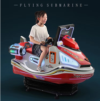 Dirigeable motorisé pour enfants Machine de jeu de voiture pivotante électrique Divertissement électronique en plastique d'intérieur Garantie 1 an