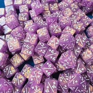 Set di Dadi a 6 Facce per Conteggio Vite, Accessori per Giochi di Carte - Product Image 2