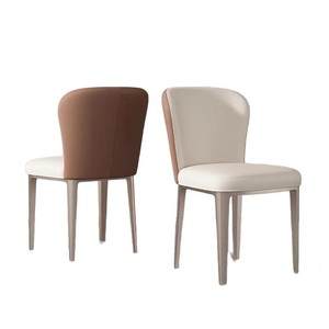 เก้าอี้รับประทานอาหารสไตล์โมเดิร์น  หุ้มเบาะ PVC สำหรับห้องนั่งเล่น - Product Image 5