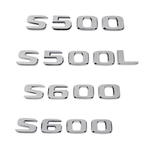 Emblema/Insignia Adhesiva para Maletero Trasero de Mercedes Clase S W126/W140/W220/W221/W222/C217, para S500/S500L, con 1 Año de Garantía - Product Image 1