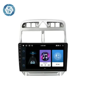 9英寸2Din多媒体汽车Dvd触摸Sreen Android车载收音机立体声播放器为标致307 2002-2013
