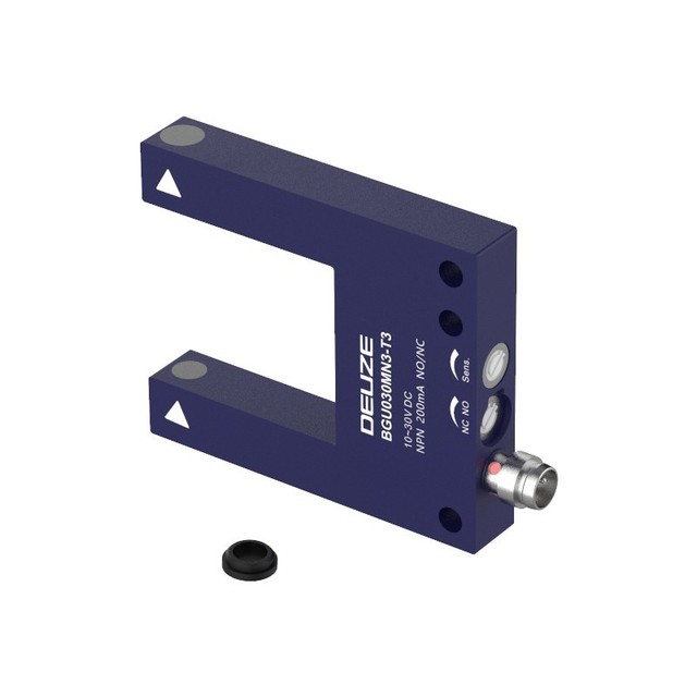 DEUZE BGU011MN3-T3 10mm Detection Distance Slot Photoelectric Sensor with Red Light for Detecting the Smallest Objects or Glass