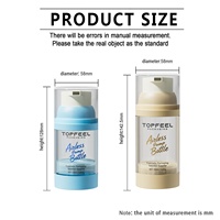 Flacon pompe sans air PPWR PA152B en PP, ABS, AS, LDPE personnalisé pour crème et lotion
