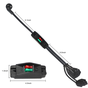 Presa diretta dalla fabbrica americana a <span class=keywords><strong>3</strong></span> Pin spina a <span class=keywords><strong>2</strong></span> <span class=keywords><strong>X</strong></span> cavo NEMA 5-15R USA cavi corrente ci presa Splitter cavo con interruttore On/off - Product Image 3