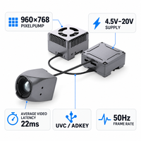 Module de caméra thermique Coddx Eclipse 009HD 2W 4W pour drone FPV, 50Hz 960x768, vidéo UVC pour inspection UAV