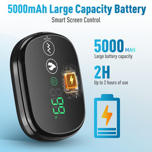 Sabuk pijat bungkus Bahu listrik dapat diisi ulang, pemijat penjepit bahu pemanasan dan getaran untuk pria dan wanita - Product Image 5