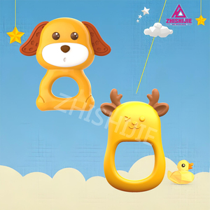 Meilleurs hochets et jouets à mâcher en plastique pour bébés, jouets gonflables - Product Image 2