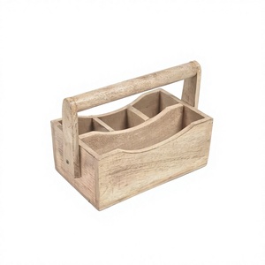 Organisateur de vaisselle en bois très demandé, porte-ustensiles de cuisine avec design multifonctionnel - Product Image 1