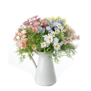 ช่อดอกเดซี่ประดิษฐ์ CallaFloral สีขาว ชมพู เหลือง ฟ้า แชมเปญ ม่วง สมจริง เหมาะสำหรับตกแต่งงานแต่งงานและตกแต่งบ้าน - Product Image 5