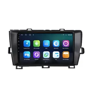 GRANDnavi android 2 din for Toyota 2010-2015 universal car player 9 inch gps radios with frame suppliers