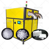 OLLITAL Machine à fabriquer des pastilles de glace sèche 1000 kg/h, fourniture d'usine, machine à fabriquer de la glace en flocons sèche commerciale, machine à glace sèche