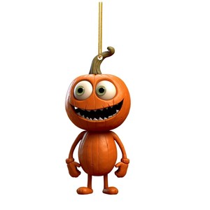 Vente en gros NASNAK Ornement suspendu en plastique acrylique moderne imprimé UV, motif fantôme d'Halloween, pour fête et thème d'horreur, avec carte - Product Image 3