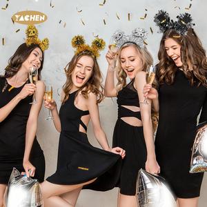 YACHEN Happy New Year Party fasce <span class=keywords><strong>per</strong></span> la festa di <span class=keywords><strong>capodanno</strong></span> forniture <span class=keywords><strong>per</strong></span> feste a favore di Tiara alla rinfusa stand fotografici decorazioni - Product Image 2