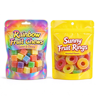 Emballages Mylar personnalisés résistants aux enfants, 1g, 3.5g, 7g, pochettes refermables découpées à la forme, anti-odeurs, pour la vente au détail de bonbons et friandises comestibles