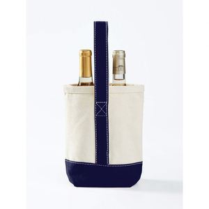 Bolsa de Lona Personalizada al por Mayor con Logotipo, para 2 Botellas de Vino, con Asa, para Regalo - Product Image 1