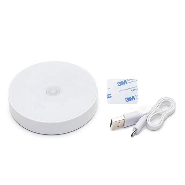 Motion Sensor LED Night Light for Bedroom Kitchen Cabinet Cordless and Easy Installation Light Warm Natural Cold Light