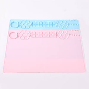 Tablero de dibujo de silicona para niños, alfombrilla de pintura, paleta artesanal de garabatos - Product Image 2