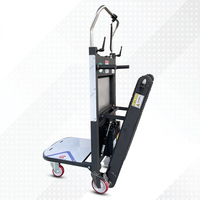 Machine à grimper électrique de type chenille certifiée CE de 200kg de charge pour le déplacement de marchandises Grimpeurs d'escaliers de haut en bas entièrement automatiques