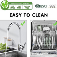 Exprimidor Manual de Aluminio Resistente para Frutas Cítricas, Limón y Naranja