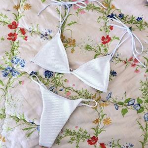 Maillot de bain personnalisé pour femme, taille XL, imprimé floral, marque privée, bikini à armatures, bretelles élastiques, motif à pois uni, maillot de bain fabriqué - Product Image 3