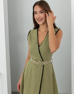 piping design dress Dress With Decorative Piping