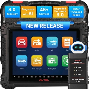 เครื่องวินิจฉัยยานยนต์ Autel MS909 S2 obdii Topology 3.0 สำหรับการเขียนโปรแกรม ECU การเข้ารหัสแบบสองทิศทาง รองรับการวินิจฉัยรถยนต์ทุกประเภท - Product Image 1