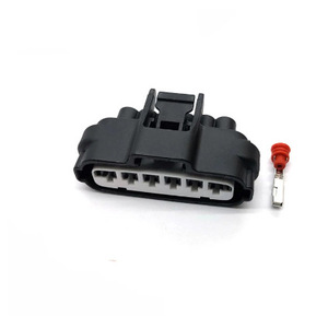 Conector de Pedal de Acelerador Impermeable de 6 Pines para Autos Toyota y Mazda 7283 196830, Plástico Negro IP20, Terminal Macho y Hembra - Product Image 3