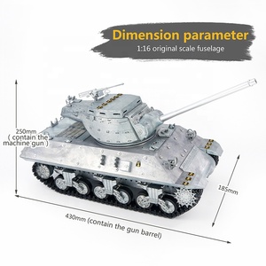 Bilancia elettrica 1/16 RC serbatoio in metallo M36 Jackson Tank Destroyer EP RC serbatoio di tiro a infrarossi funzione personalizzata - Product Image 2