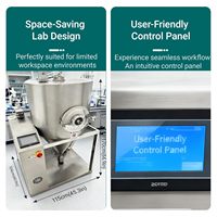 Machine de séchage par pulvérisation centrifuge automatique en acier inoxydable 3L pour la production de poudre de café, haute efficacité, prix d'usine