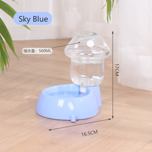 Nouveau bricolage champignon forme chat buveur mangeoire bol Pet Auto distributeur d'eau mangeoire pour animaux de compagnie - Product Image 6