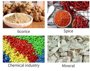 220V gıda sanayi baharat ot Fertilizer biber taşlama freze makinesi kırıcı öğütücü için gübre plastik çoklu - Product Image 2