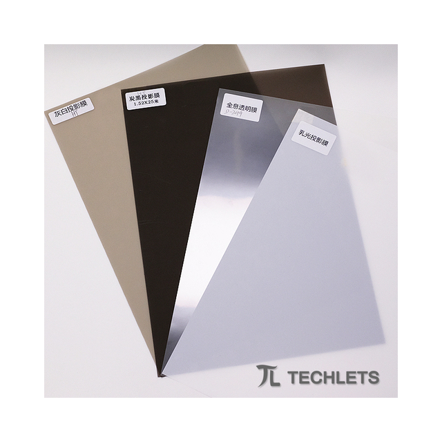 Transparent Rear Projection Screen Film Available in Full Rolls Standard Sizes or Custom Shapes for Customers Worldwide