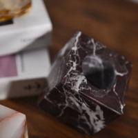 Brûleur à huile en marbre, bougie artisanale, diffuseur d'aromathérapie pour la décoration de la maison, diffuseur d'arômes, huiles essentielles