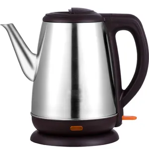 Best-Selling 1800 Watt 1.8-Liter Large Capacity 304 Stainless Steel Base Electric Kettle Household Use Factory Price Direct Sale